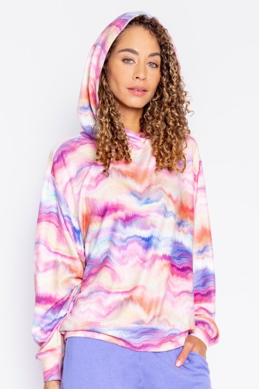 Lounge top hoody - multi_